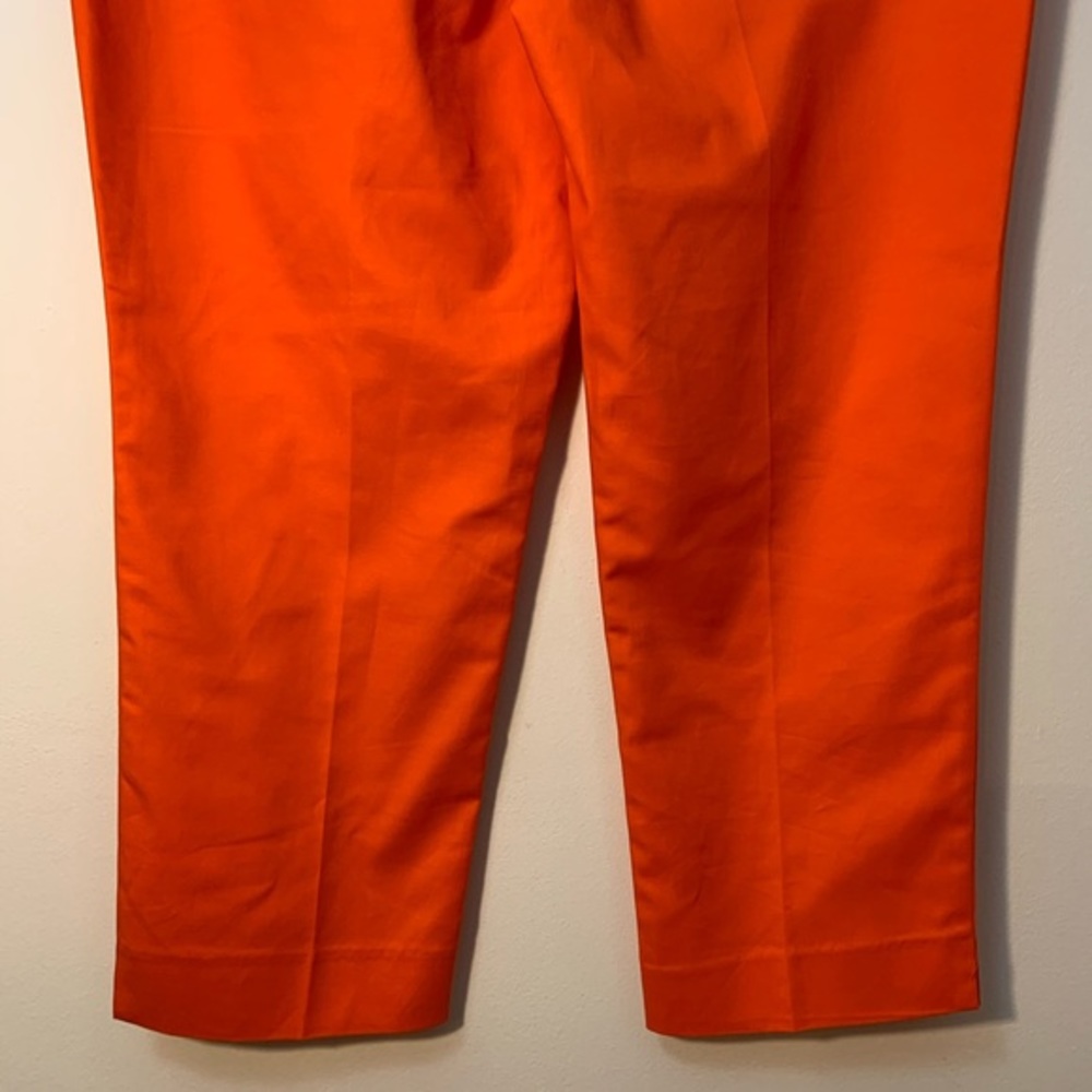 Grace Elements Orange Cotton Spandex Cropped Pant… - image 7